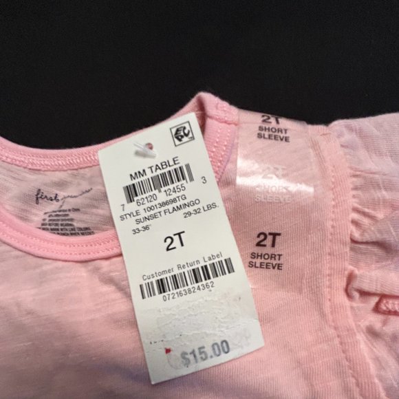 FIRST IMPRESSIONS & EPIC THREADSGIRLS PINK 2-PC SET - Picture 7 of 8